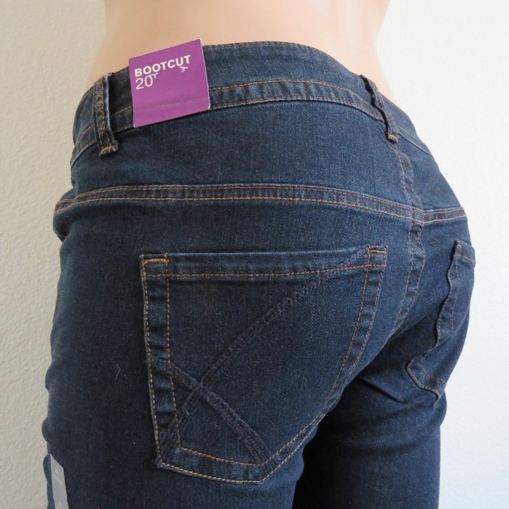 LANE BRYANT Jeans Women’s Blue Denim Bootcut Plus Size 20 Average NWT